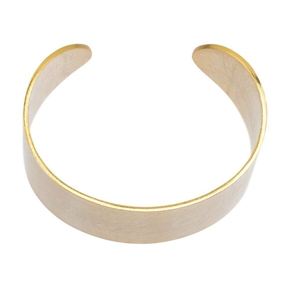 Gold Hammered Cuff - Picture 4 of 4